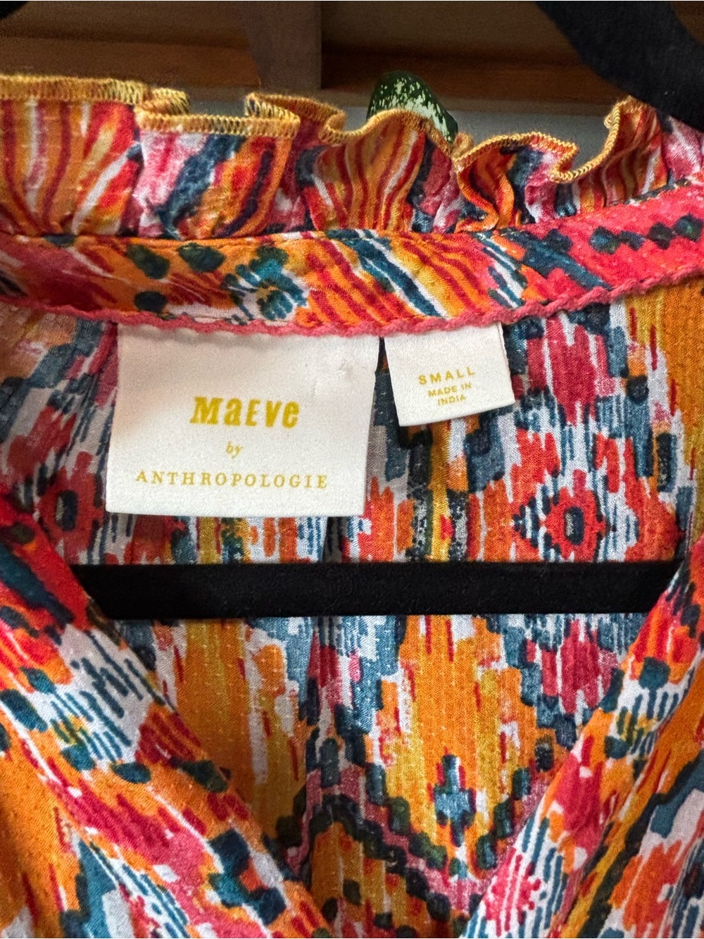 Anthropologie Maeve Tamarind Tiered Maxi Dress | Small - Picture 2 of 5